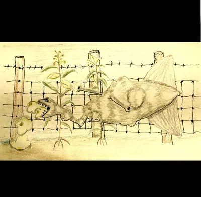 Animal #5. Tully Monster Eating Popcorn, Illinois State Fossil and Snack