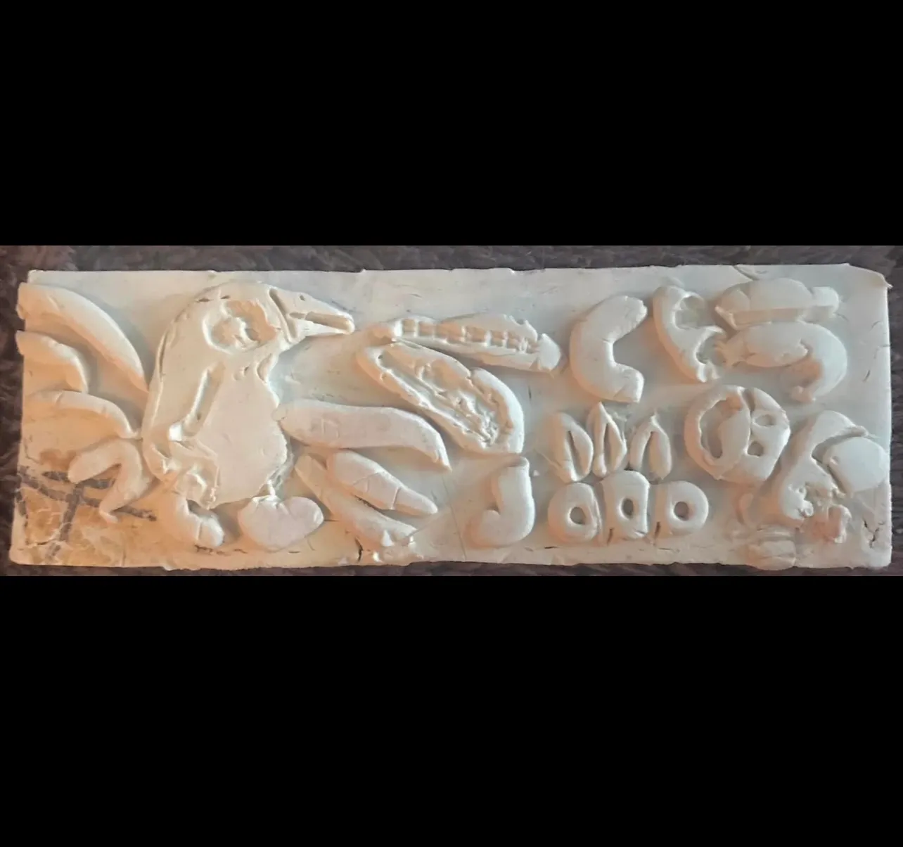 Animal #7 Aztec Cylinder Stamp - Unrolled