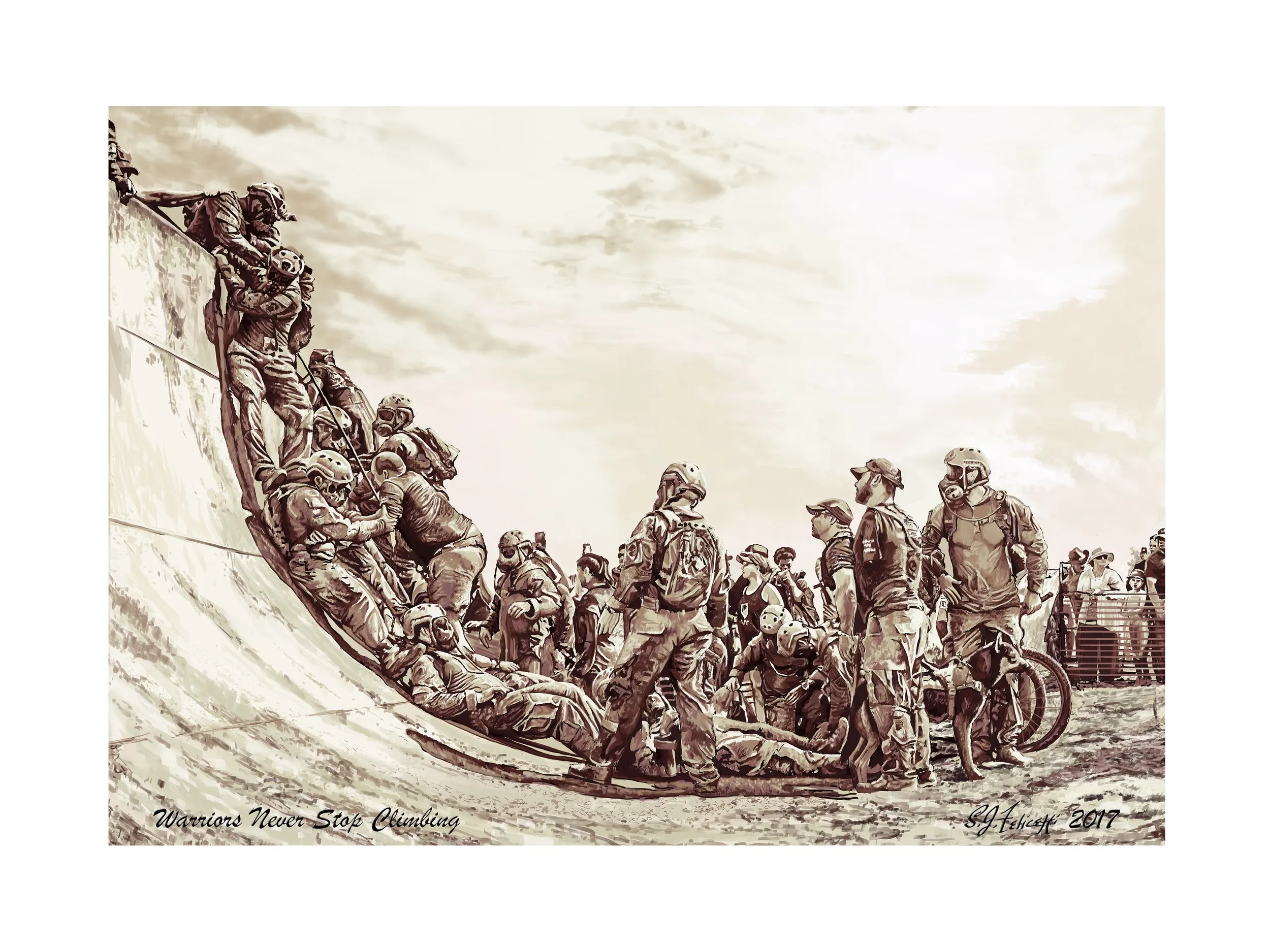 Warriors Never Stop Climbing