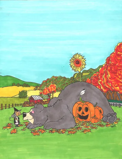 Bear &amp; Pumpkin