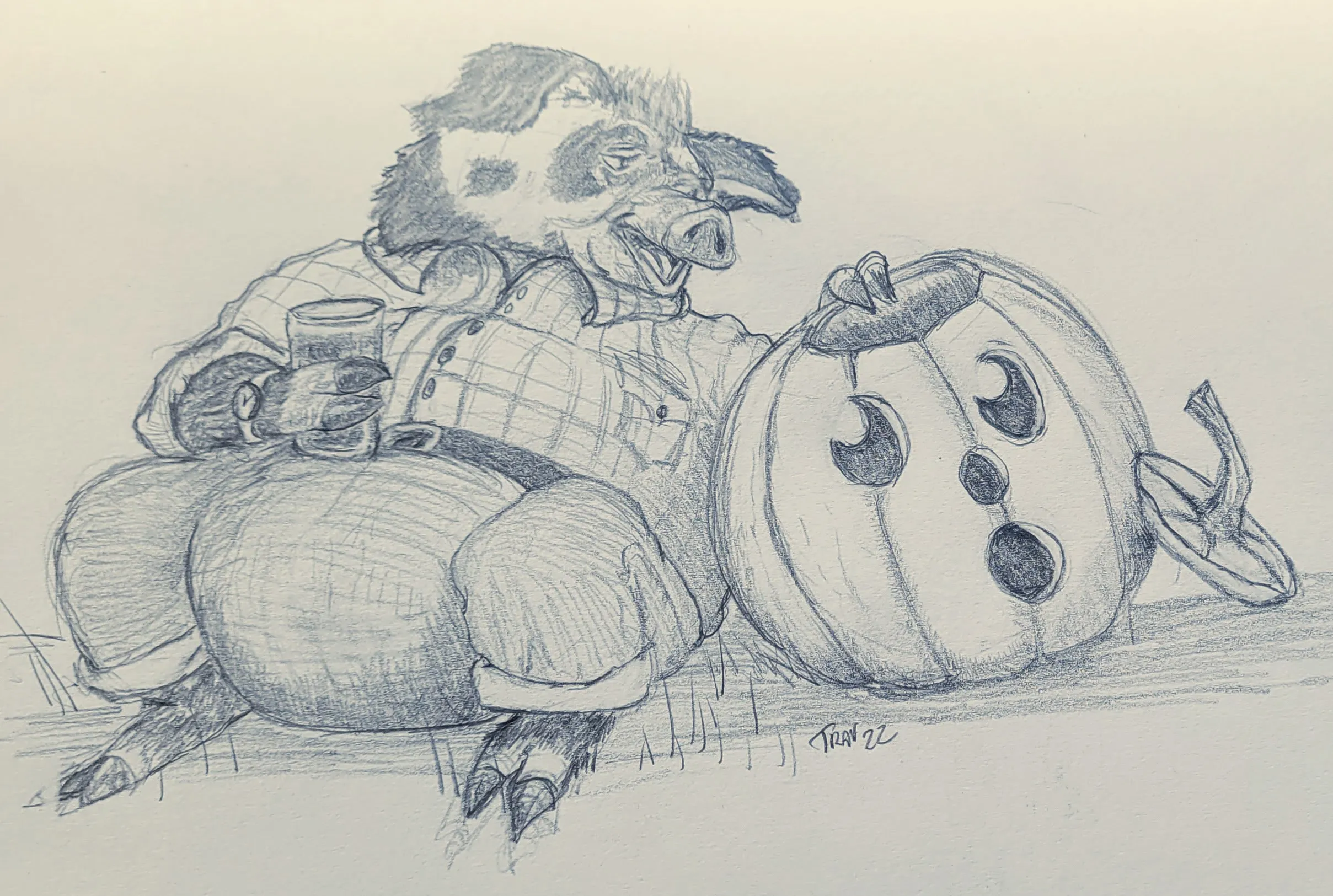 Pig and Pumpkin