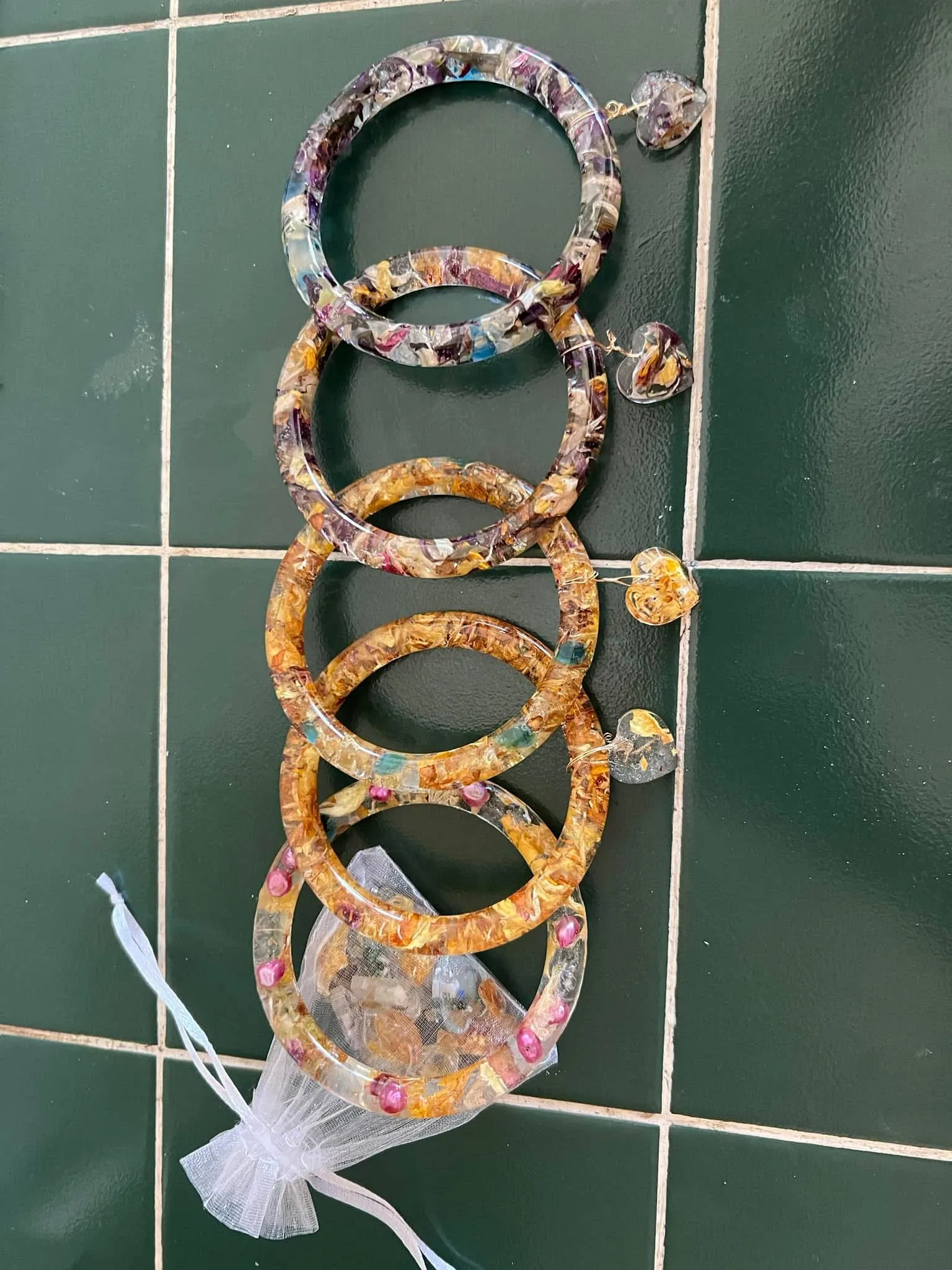 Dried flower bracelets (Donated St. Mary Episcopal bazaar)