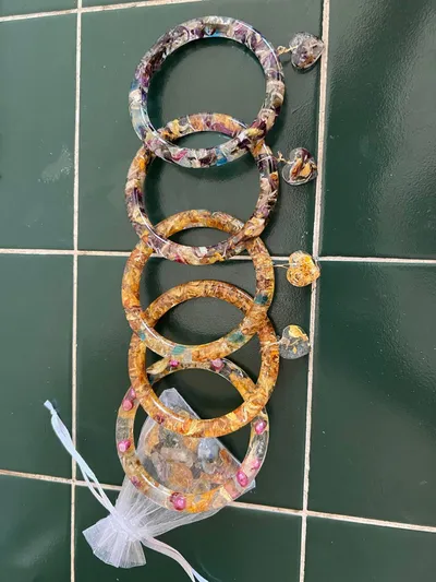 Dried flower bracelets (Donated St. Mary Episcopal bazaar)