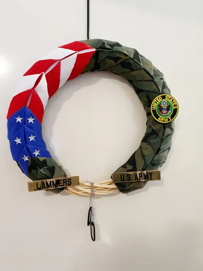 Wreath for the Family of Army Veteran Edgar Lammers