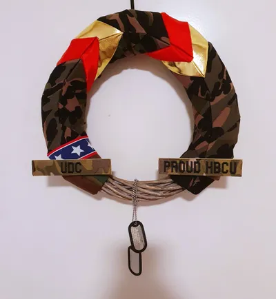 Wreath for the Veterans Office at the University of the District of Columbia