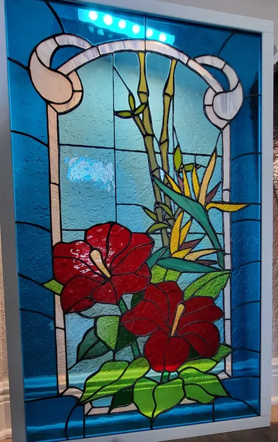 Floral Impressions Stained Glass