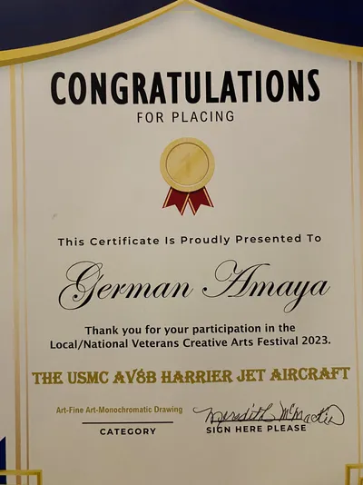 USMC AV8B Harrier Aircraft