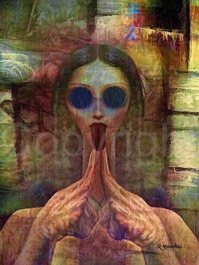 "Abductive Reasoning" 100% Digital Painting. AI Tools were not used in the creation of this artwork