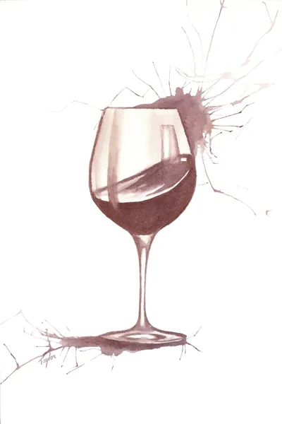 Red Wine Glass