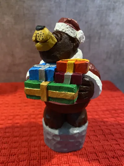 "Christmas bear"  from a Rich Wetherbee roughout