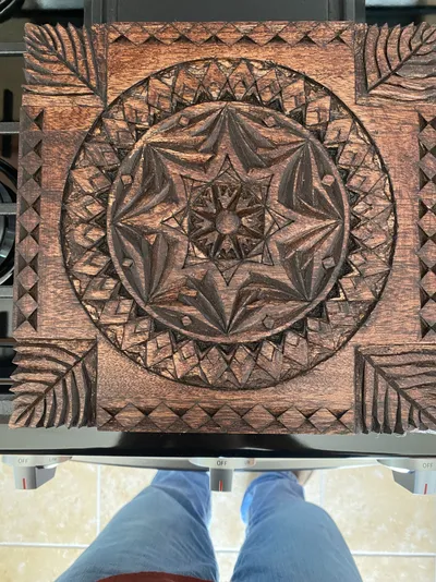 “Chip carved box” by Kevin Lawson