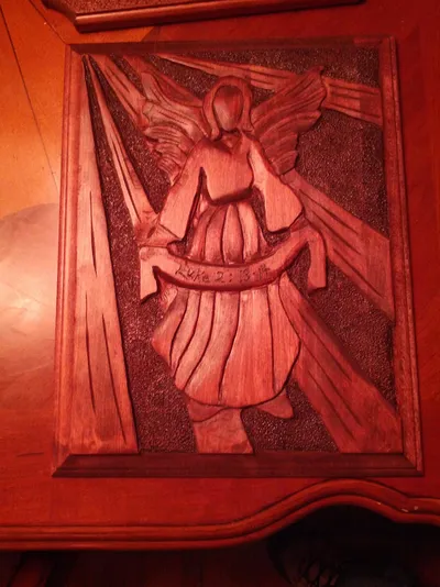 “Angel in relief” by Kevin Lawson