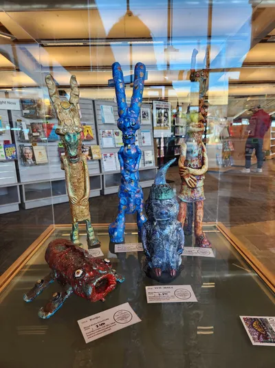 The Phouka and Others Mixed Media Sculptures Encinitas CA Library