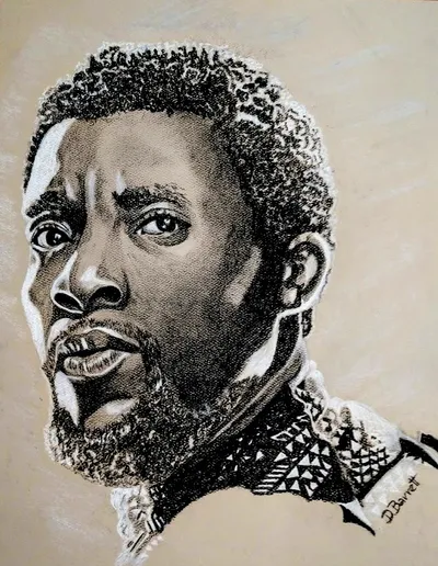 Chadwick Boseman Portrait