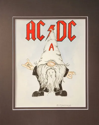 AC DC Rockin' Gnome