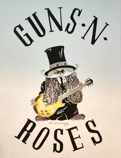 Guns N Roses Gnome