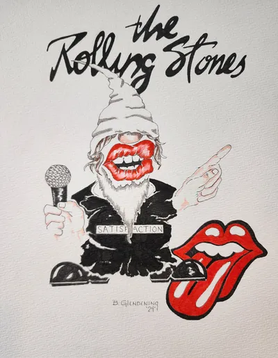 Rolling Stones Gnome