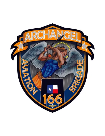 Archangel (166 Aviation Brigade) Logo and Aviator Patch
