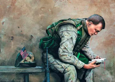 Seeking Inner Peace, acrylic painting