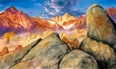 Whitney from the Alabama Hills