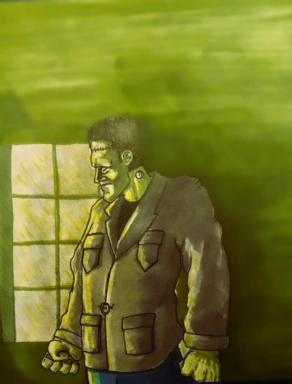 Frankenstein's Monster in color