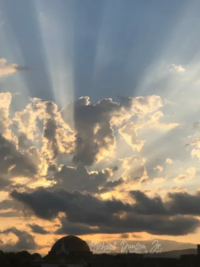 Evening Castle Sunset